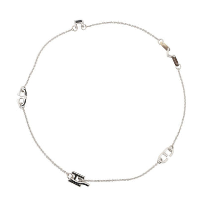 Hermes Necklace Alphabet Swift Buffalo Horn