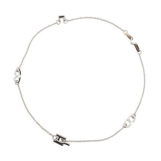 Hermes Necklace Alphabet Swift Buffalo Horn