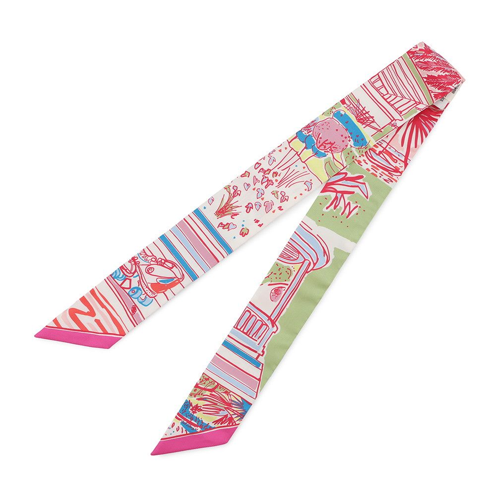 Hermes Scarf Twill Rayures D'ete Silk — view 2
