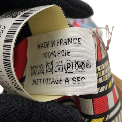 Hermes Scarf Twill Brides and Charm Et Gray Silk — view 6