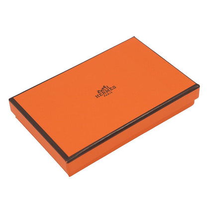 Hermes Coin Case Calvi Duo Black Silver Epsom — view 8