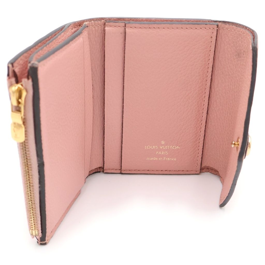 Louis Vuitton Empreinte Portefeuille Zoe Trifold Wallet Compact Coin Case Pink — view 5