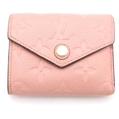 Louis Vuitton Empreinte Portefeuille Zoe Trifold Wallet Compact Coin Case Pink