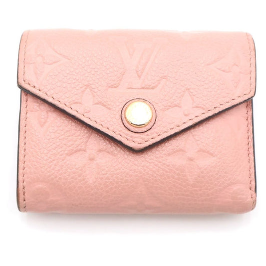 Louis Vuitton Empreinte Portefeuille Zoe Trifold Wallet Compact Coin Case Pink