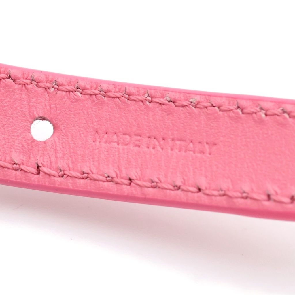 Celine Multi Leather Bracelet Triomphe Motif Pink Gold — view 5