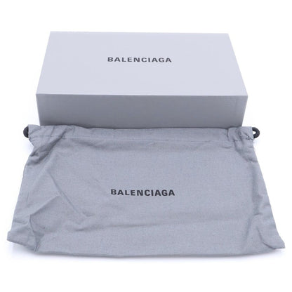 Balenciaga Paper Continental Zip Around Wallet Leather Black — view 6