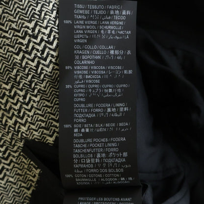 Saint Laurent Tweed T-Shirt Jacket Black Ivory 44 — view 7