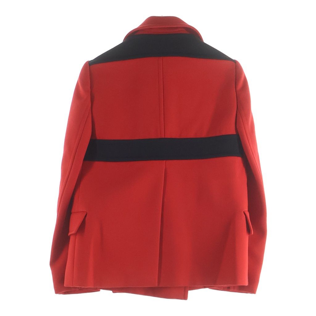 Prada Gold Button Jacket Red 38 — view 2