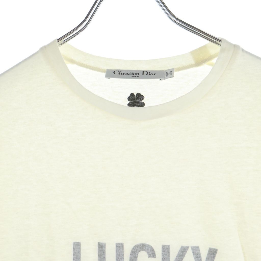 Dior Lucky Logo T-Shirt Ivory — view 3
