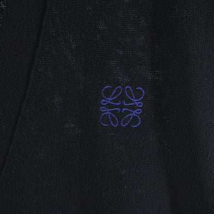 Loewe Anagram Embroidery Cardigan Black — view 5
