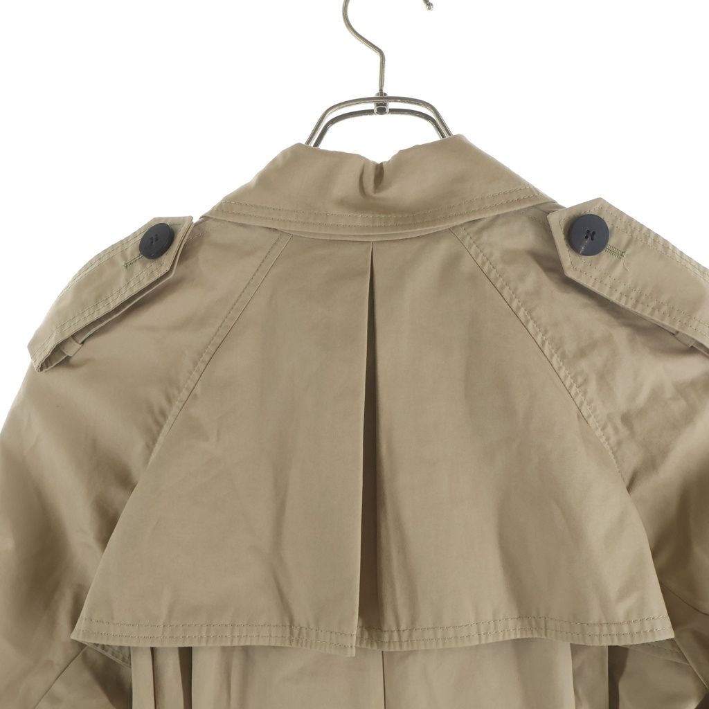 Dior Bee Embroidery Trench Coat Brown — view 4