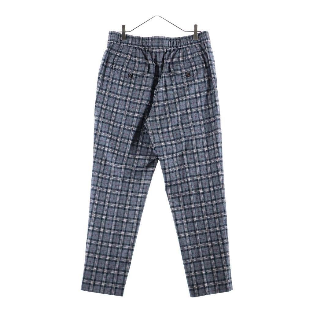 Gucci Check Trousers Pants Gray 46 — view 2