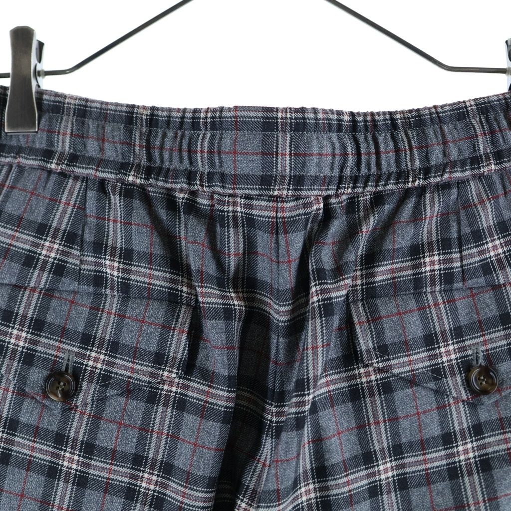 Gucci Check Trousers Pants Gray 46 — view 4