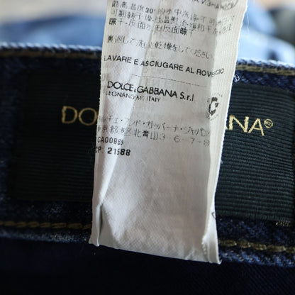 Dolce & Gabbana Dame Denim Pants Straight Indigo — view 8