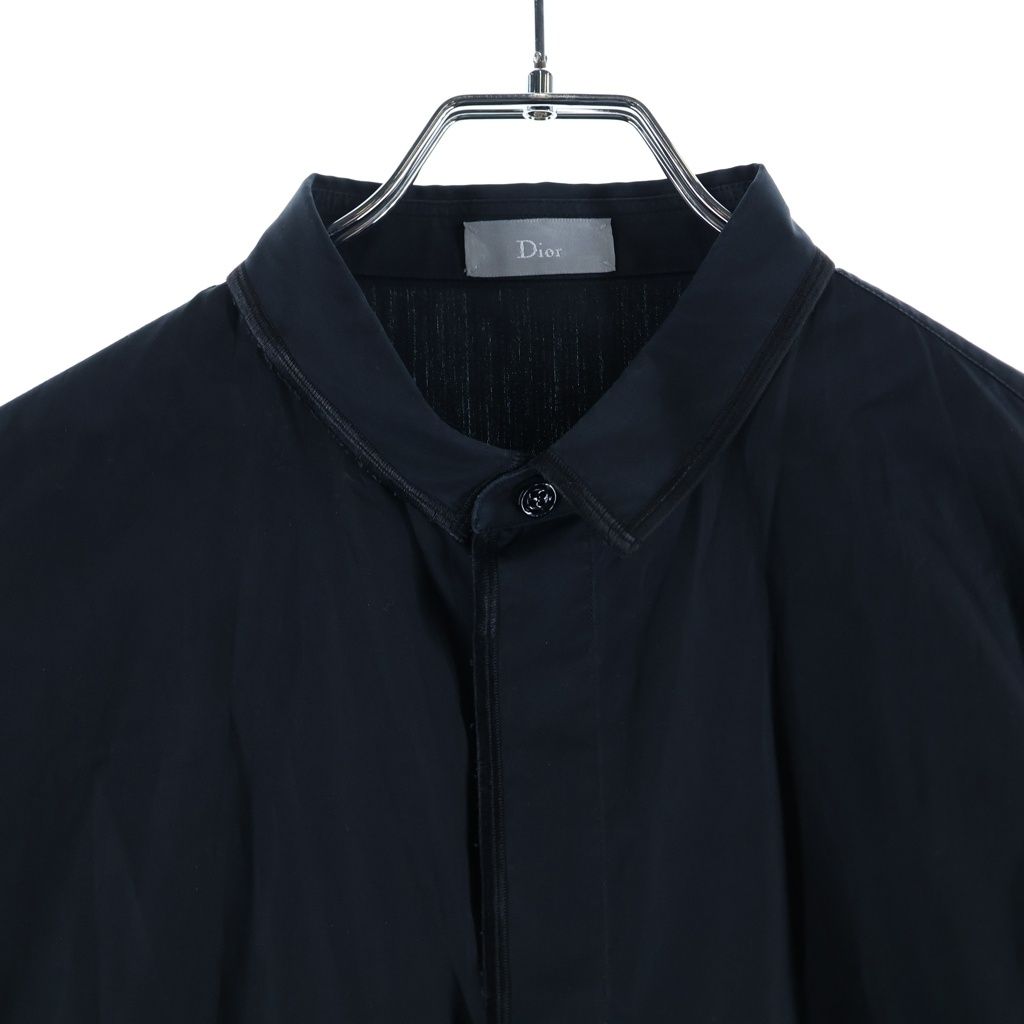 Dior Hiyo Button Lock Stitch Long Sleeve Shirt Black — view 3