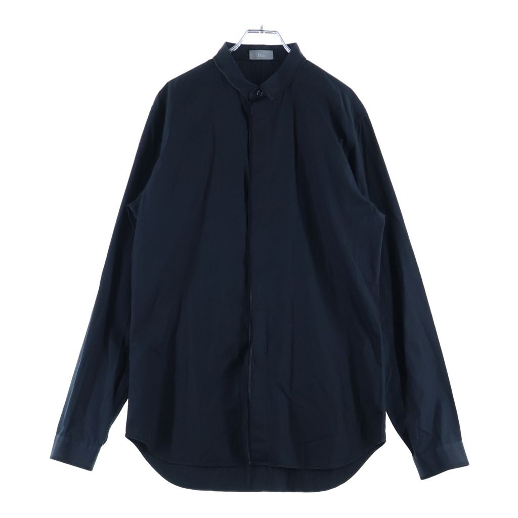 Dior Hiyo Button Lock Stitch Long Sleeve Shirt Black