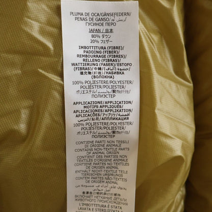 Gucci Logo Print Hooded Down Long Coat Ivory — view 7