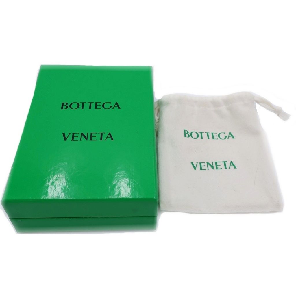 Bottega Veneta Cassette Maxi Intrecciato Leather Compact Wallet Bifold Beige — view 6