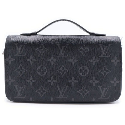Louis Vuitton Monogram Eclipse Zippy XL Wallet Card Case Black Silver — view 2