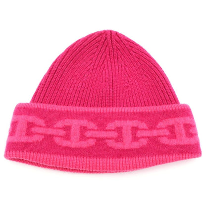 Hermes Knit Hat Heaven Chaine D'ancre Rose Pink Cashmere