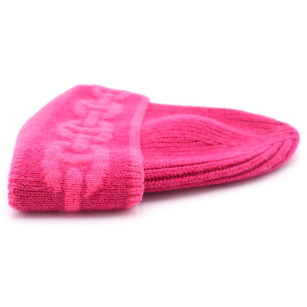 Hermes Knit Hat Heaven Chaine D'ancre Rose Pink Cashmere — view 4