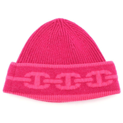Hermes Knit Hat Heaven Chaine D'ancre Rose Pink Cashmere — view 2