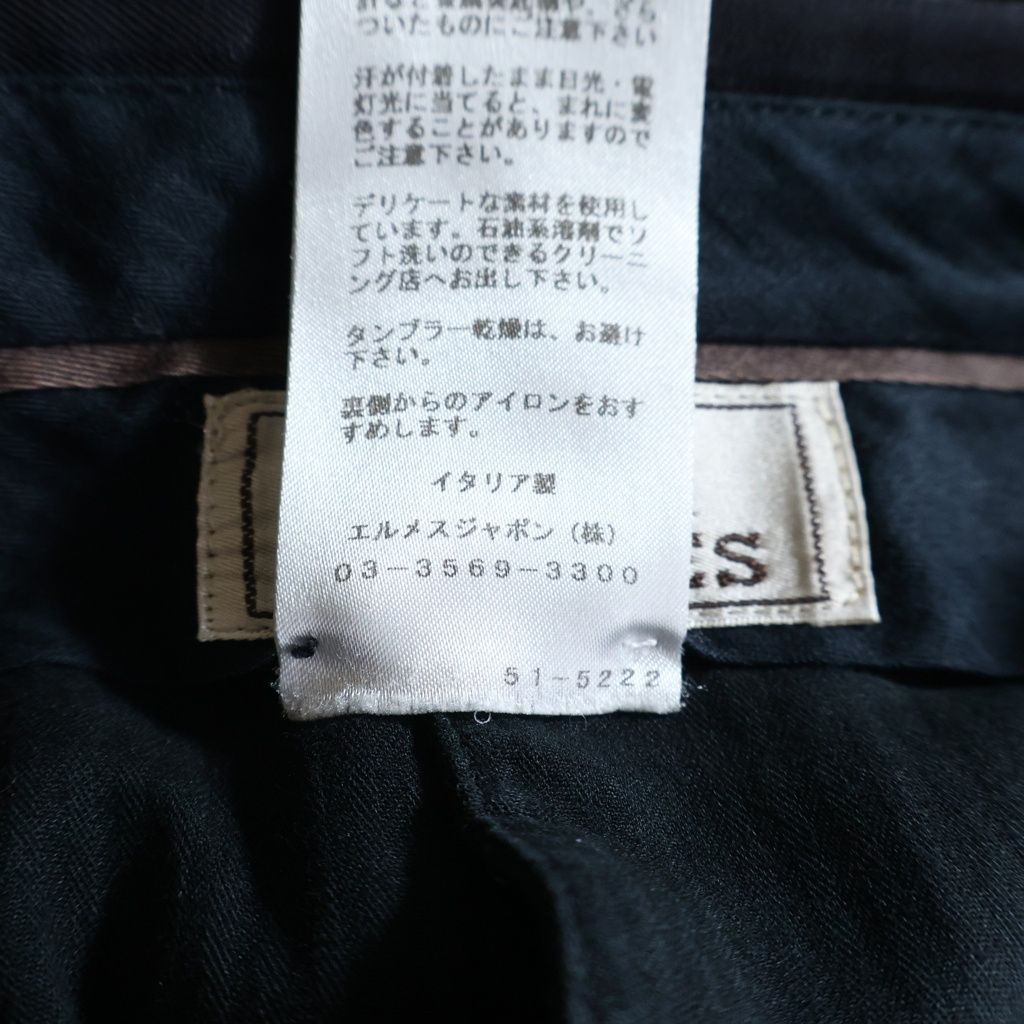 Hermes Suit Set Jacket Pants Navy 48 — view 8