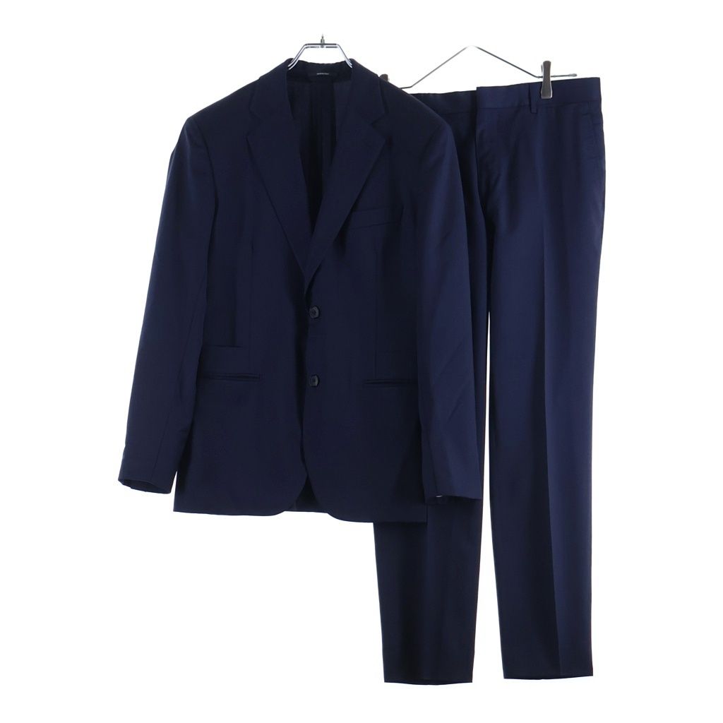Hermes Suit Set Peak and Lapel Jacket Pants Navy 48