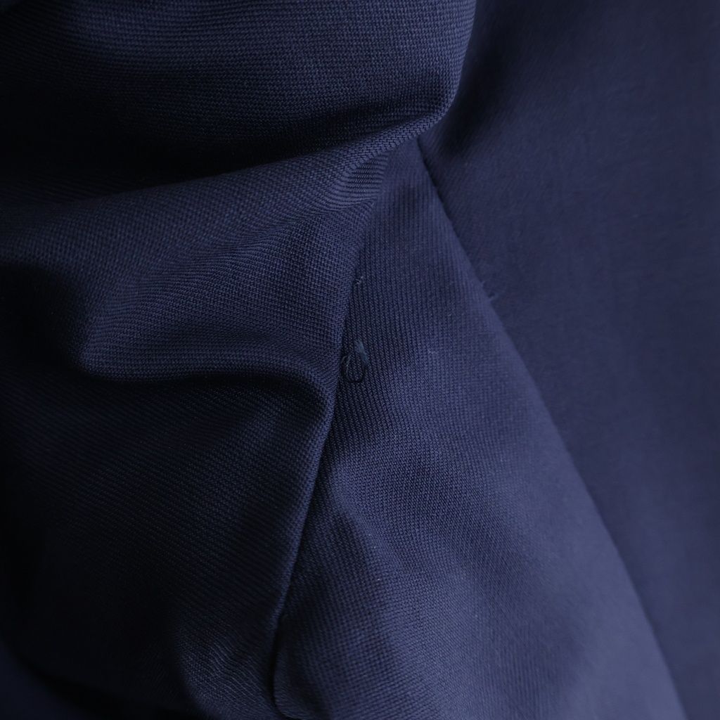 Hermes Suit Set Peak and Lapel Jacket Pants Navy 48 — view 6