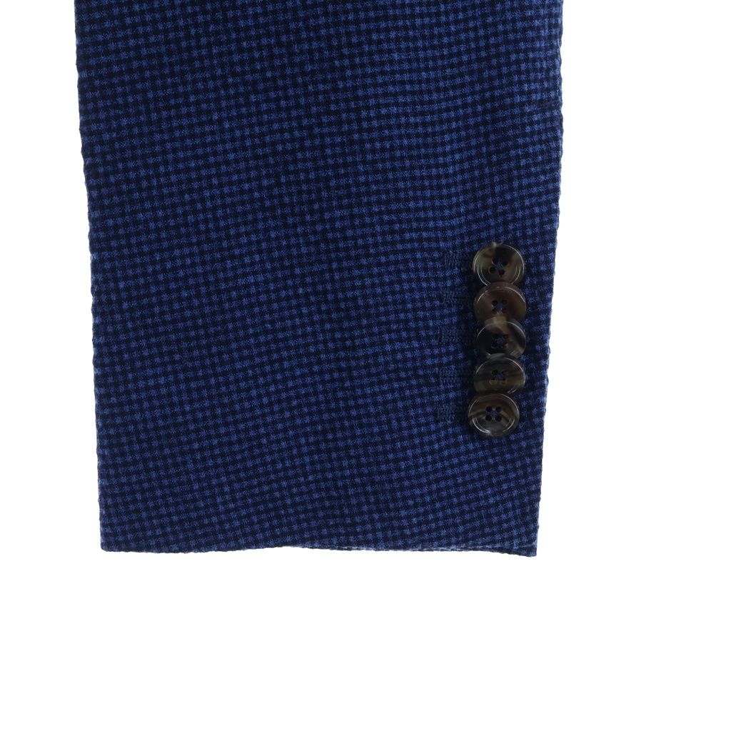 Gucci Set Seersacquer Check All Over Pattern Terre Jacket Not Tuck Trousers — view 6
