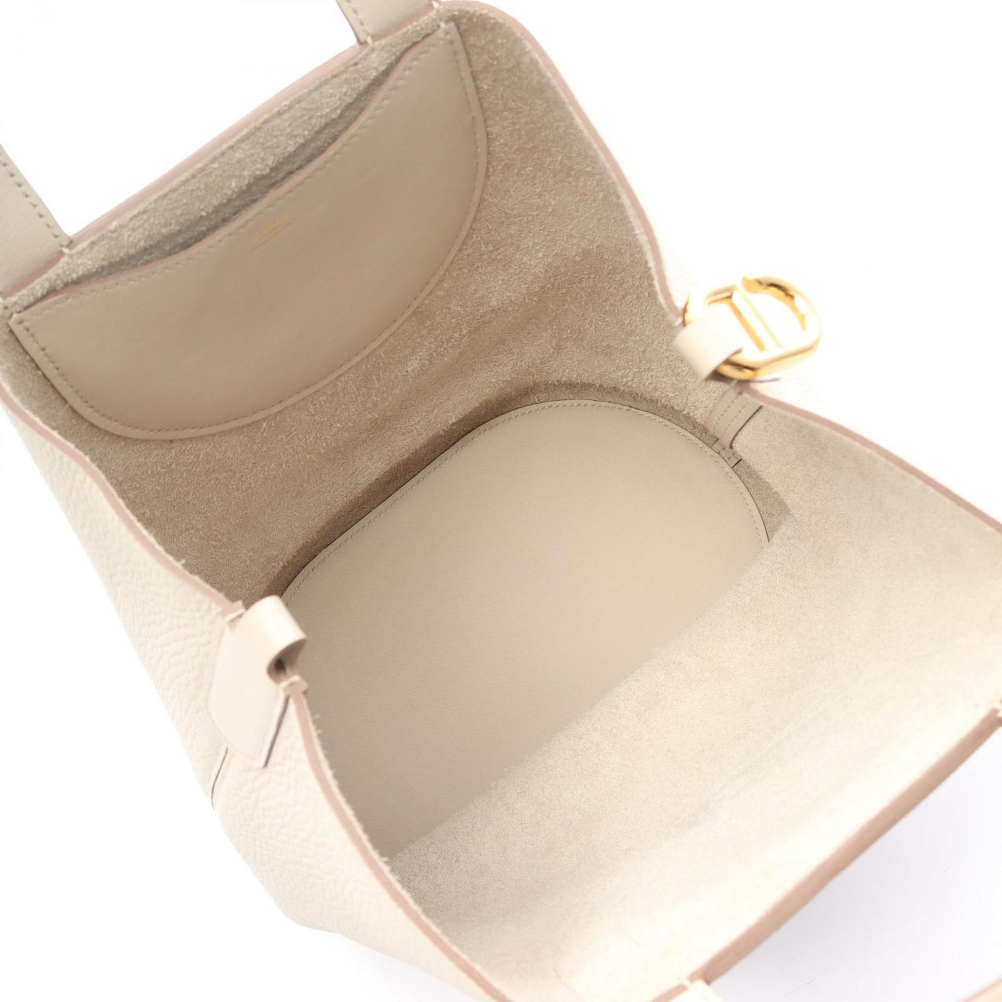 Hermes Handbag in the Loop 23 Beton Leather — view 3