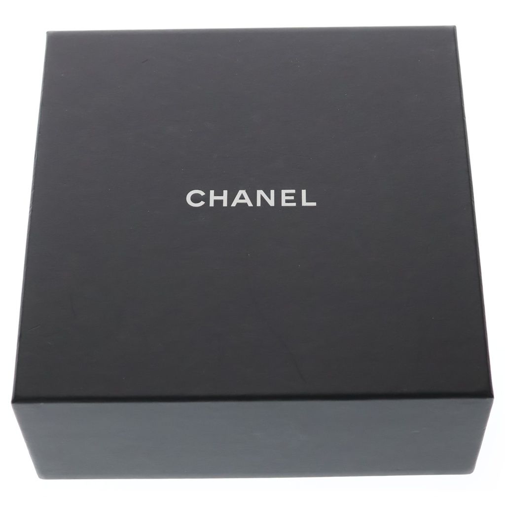 Chanel CC Logo Leather Belt Plated Black Gold — view 6