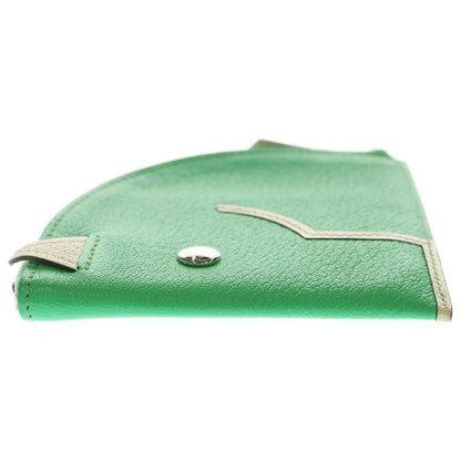 Hermes Coin Case Paddock Mint Green Blue Brum Pale Chevre — view 3