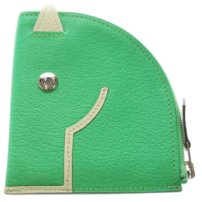 Hermes Coin Case Paddock Mint Green Blue Brum Pale Chevre