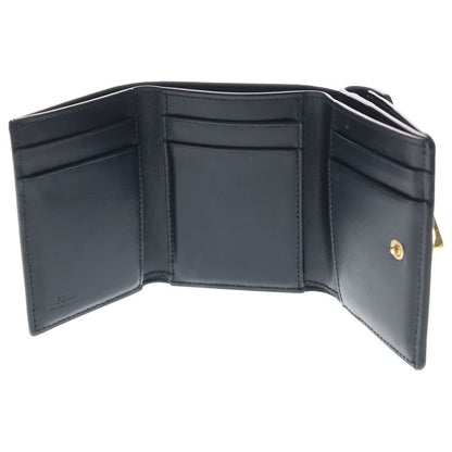 Fendi FF Diamonds Mini Trifold FF Diamond Mini Compact Wallet Black — view 4