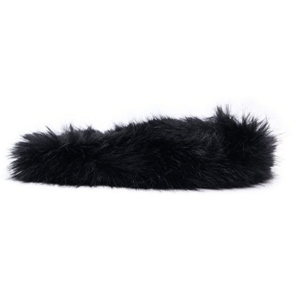 Balenciaga Faux Fur Strap Animal Black — view 4