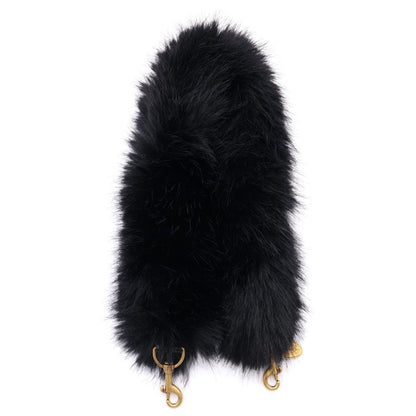 Balenciaga Faux Fur Strap Animal Black — view 2