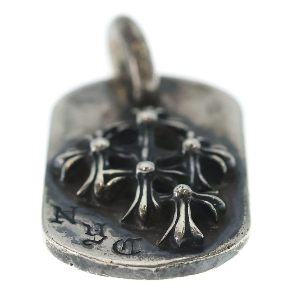 Chrome Hearts Nyc Raised Cem Crs Dog Tag Nyc Limited Cemetery Cross Pendant — view 5