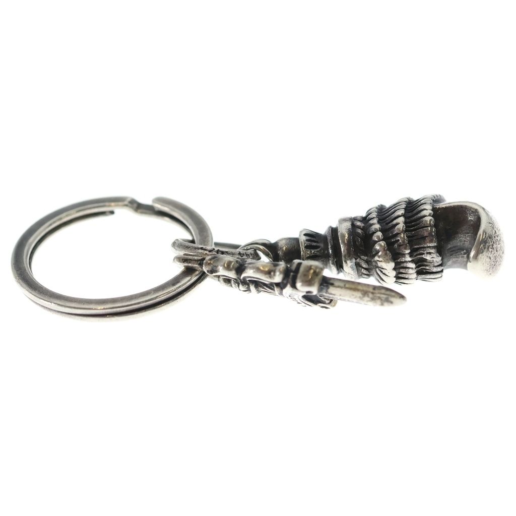 Chrome Hearts Dggr Crow Dagger Key Ring Silver — view 4