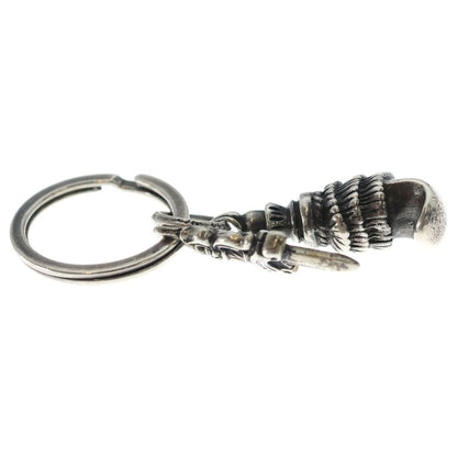 Chrome Hearts Dggr Crow Dagger Key Ring Silver — view 4