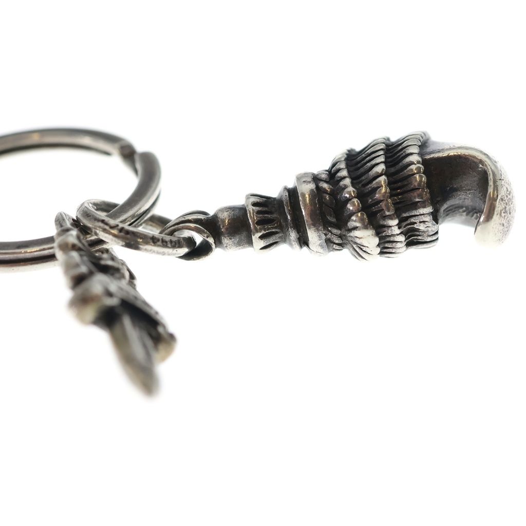 Chrome Hearts Dggr Crow Dagger Key Ring Silver — view 5