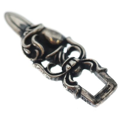 Chrome Hearts Dagger Heart Daga Pendant Silver — view 6