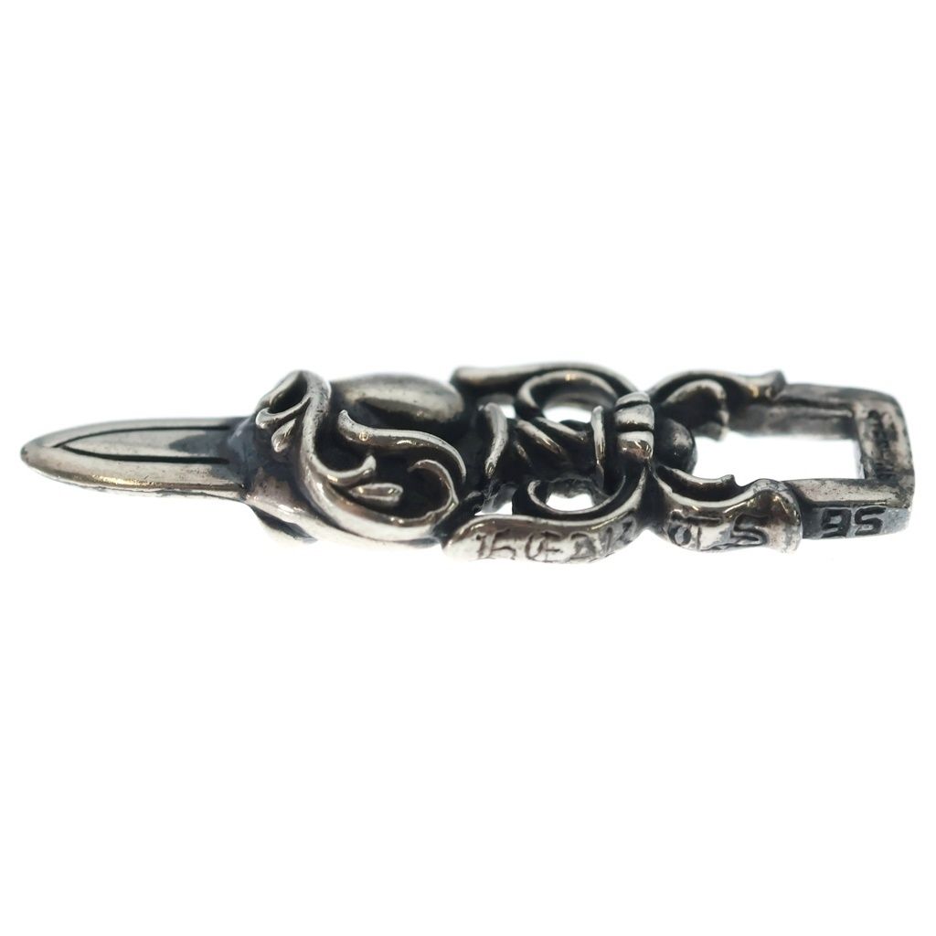 Chrome Hearts Dagger Heart Daga Pendant Silver — view 3