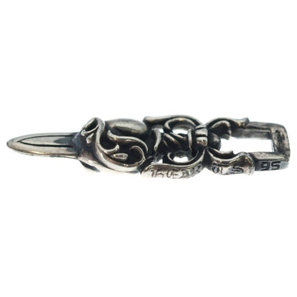 Chrome Hearts Dagger Heart Daga Pendant Silver — view 3