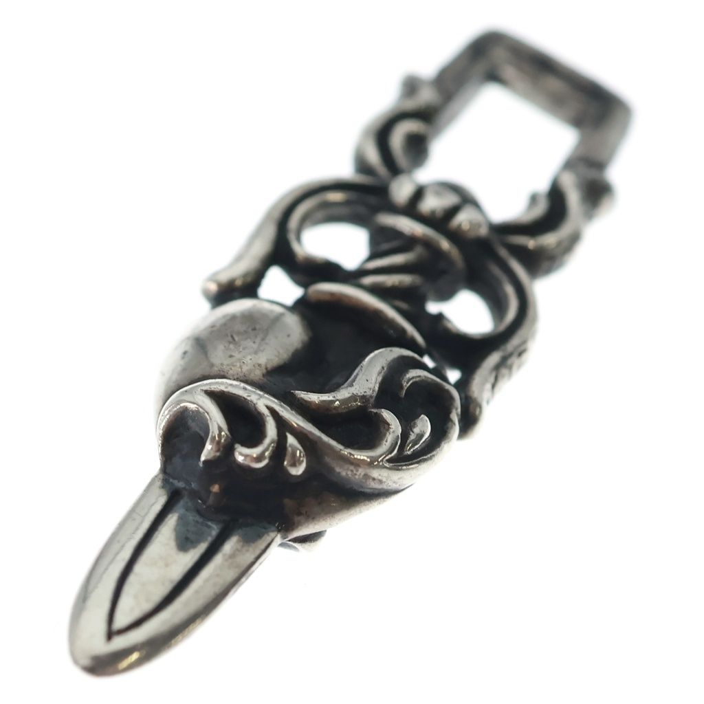 Chrome Hearts Dagger Heart Daga Pendant Silver — view 5