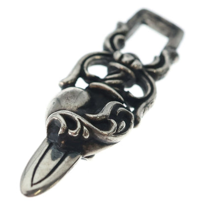 Chrome Hearts Dagger Heart Daga Pendant Silver — view 5