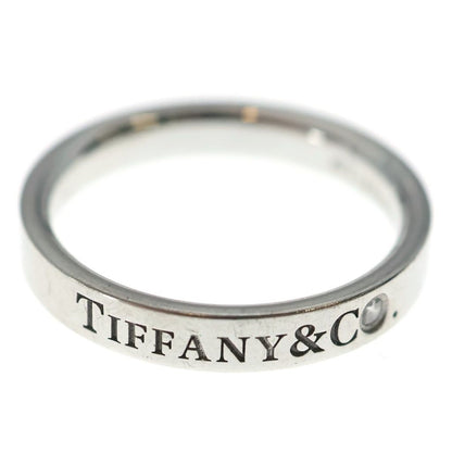 Tiffany & Co Band Ring Log One Point Diamond