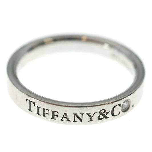 Tiffany & Co Band Ring Log One Point Diamond