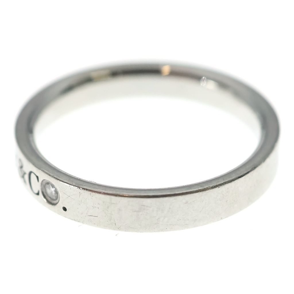 Tiffany & Co Band Ring Log One Point Diamond — view 4