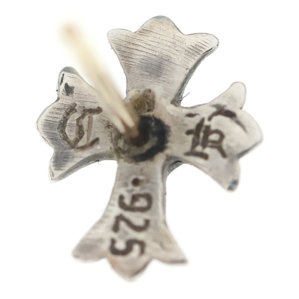 Chrome Hearts No2 CH Crs CH Cross Studs Earrings Silver — view 6